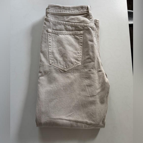 AGOLDE V-Waist Baggy Straight Leg Jeans (Scone) - Picture 8 of 8
